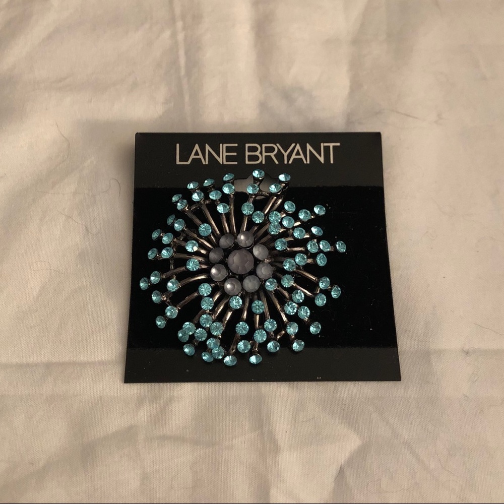NWT Lane Bryant Blue Crystal Pin